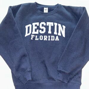 Navy Blue Destin Florida Sweater